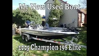 Моя новая б/у лодка: прохождение Champion 198 Elite 2005 года