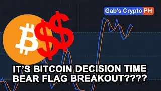 Bitcoin DECISION TIME!!!! Bear Flag Breakout Finally?? Monitor this Indicator || Crypto Tagalog