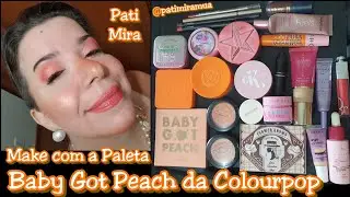 Make com a Paleta Baby Got Peach da Colourpop 🧡