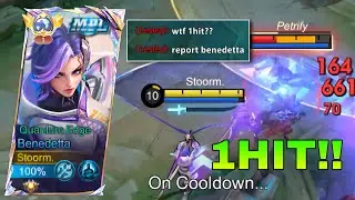 GLOBAL BENEDETTA BEST 1HIT BUILD & EMBLEM 2025!! (100% BROKEN!!)