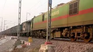 (PART #11) Long Freight Running with FULLY loaded Steel Products Like Coils roads Bars From Bhartiya