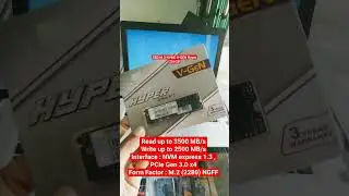 SSD M.2 NVME V-GEN Hyper 256GB #shorts #ssd #nvme