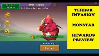 Lords Mobile - TERROR INVASION PART 2 - MONSTAR!  Easy gems and RSS everyday!!!