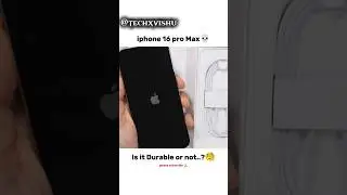 Iphone 16 pro Max 💀 #iphone #unboxing #tech #shortsfeed #viral #samsung