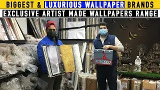 Buy Luxury Brands Wallpaper At Best Price || Handmade Wallpapers || Latest Elegant Wallpaper Design