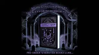 COCKTAILS FROM THE CRYPT - Horror movie Cocktail Recipe Book! #shorts #horrorshorts #spooky