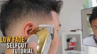 Dummy Proof Low Fade Self Cut Tutorial!!| Step by Step explained!!