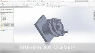 stuffing box parts,assembly and drawing sheet #SOLIDWORKS 2019