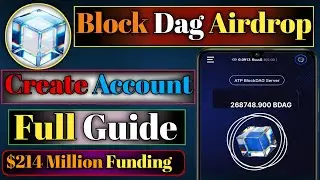 Block Dag Airdrop new Mining App | Block Dag 3$ Token Update Withdraw | tahseen tech