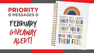 February Free Giveaway from Your Friends at Priority Messages