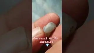 Ceylon Natural 🍃Silky Milky Geuda Sapphire 💎. #gemstone #viral #shorts