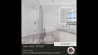 For Rent 1470 NE 123rd St, North Miami Beach, FL 33161