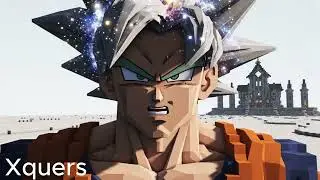 Minecraft x Ultra Instinct vs Super Saiyan Infinity Goku