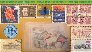 East German Stamps DDR Ep11 - Broad Array Of Topicals & Some Nice Postmarks - Deutsche Briefmarken
