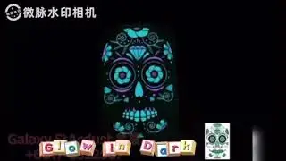 UV Neon-Glow In Dark Halloween Party Face Fancy Tattoos Day Of The Dead-Sugar Skull Roses Skeleton