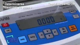 Testarea calitatii infolierii profilelor. Testul cantarire