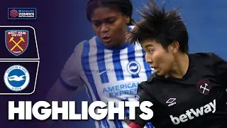 Ueki & Asseyi Goals Seal Victory! | West Ham United v Brighton Highlights | Barclays WSL 2024-25