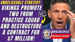 🔥💪 $7 MILLION CONTRACT MOVE AND 2 PRACTICE SQUAD STANDOUTS PROMOTED FOR GIANTS SHOWDOWN! MN VIKINGS