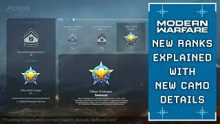 Modern Warfare: NEW Officer Ranks, 100+ Camos, & More Explained