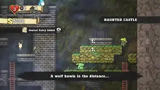I unlocked the Haunted Castle level on Spelunky HD lol