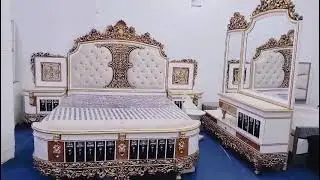 Bed dressing table 350k contact us 03084173080# showroom #fuenitureflip #wedding