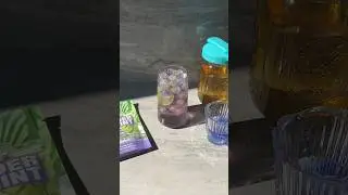 Lavender Lime Mint Iced Tea 🪻✨ #tea #short #shorts #shortsfeed #shortvideo