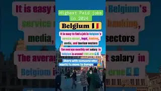 Belgium is hiring jobs 🇧🇪🤑✌. #jobseekers #travel #workoverseas #workabroad #europe