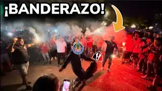 ¡LOCURA! CALLES TOMADAS por AFICIÓN CHIVA para BANDERAZO previo al CLÁSICO TAPATÍO | CHIVAS vs ATLAS