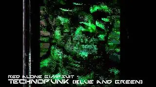 Red Alone Gimpsuit - Technopunk (blue and green)