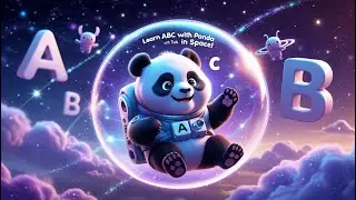 🚀 Learn ABC in Outer Space with Panda Astronaut! 🌟 | Toki Kids
