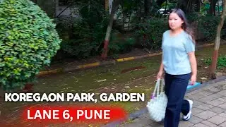 Koregaon Park Garden Pune 🌿 Evening Walk in 4K UHD | Peaceful Nature Ambience | Relaxing City Walk