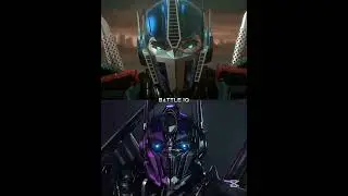 Optimus Prime Bay Knight Mode Vs Optimus Prime Tfp Base/star Saber #transformers #shorts #Editz