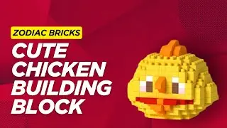 Cute Zodiac Chicken Building Block Toy Tutorial K119 #lego #buildingblocks #minibricks