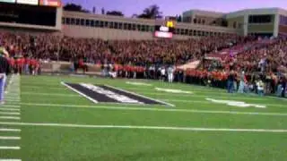 Masked Rider Runs for UT Game