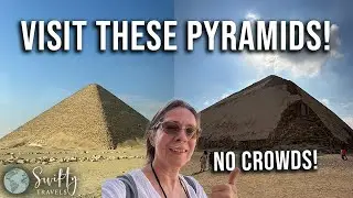 Ancient Egyptian Pyramids with NO CROWDS!  Dahshur's Red Pyramid and the Bent Pyramid