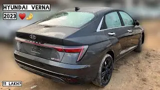 Finally New Hyundai Verna 2023 is here 🔥 Verna Sx(O) 1.5L Turbo Petrol - Top Model First Look!