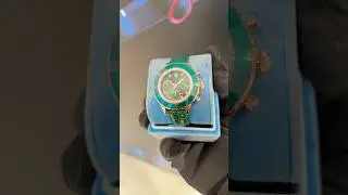 SWAROVSKI Octea chrono watchSwiss Made, Leather strap, Green, Rose gold-tone finish ₹ 40K 5672931.