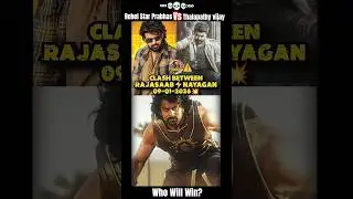 Prabhas Vs Thalapathy vijay #prabhas #salaar #thalapathyvijay #movie #music #song #ytshorts #shorts