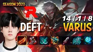 KT Deft VARUS vs KAI'SA ADC - Patch 13.23 KR Ranked