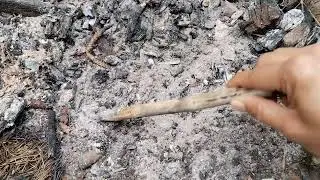 REMOVING DANGEROUS NAILS FROM THE BURNED WOOD
