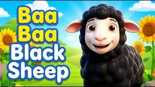 Baa Baa Black Sheep 🐑 | 8K 3D Animated Nursery Rhyme for Kids & Babies