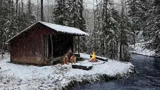 In a van, surviving the largest blizzard in California! Van is buried by the