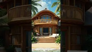Living in a Bamboo Beach House! 🌅🌿 | Eco-Friendly & Luxury Combined!
