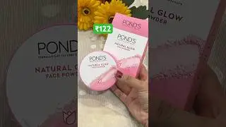 Pond's Natural Glow Face Powder (Pink Glow) #makeup #ytshorts #shorts #makeupproducts #beauty #ponds