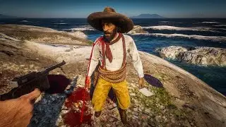 Подборка самых жестоких убийств в ближнем бою в RDR2 &mdash; Смешные и жестокие моменты &mdash; Забавные рэгд...