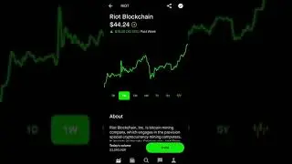 Riot Blockchain Robinhood Stock Market Investing