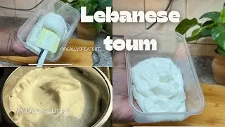 Toum- Lebanese garlic sauce..2 methods.. 1 easy hack..vegan sauce
