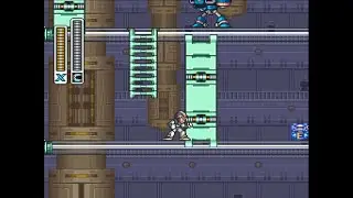 [SNES] Mega Man X Walkthrough [08] - Spark Mandrill Sub Tank