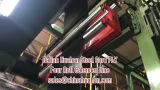 STEEL CORD PLY FOUR ROLL CALENDER LINE