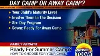 Selecting A Summer Camp
